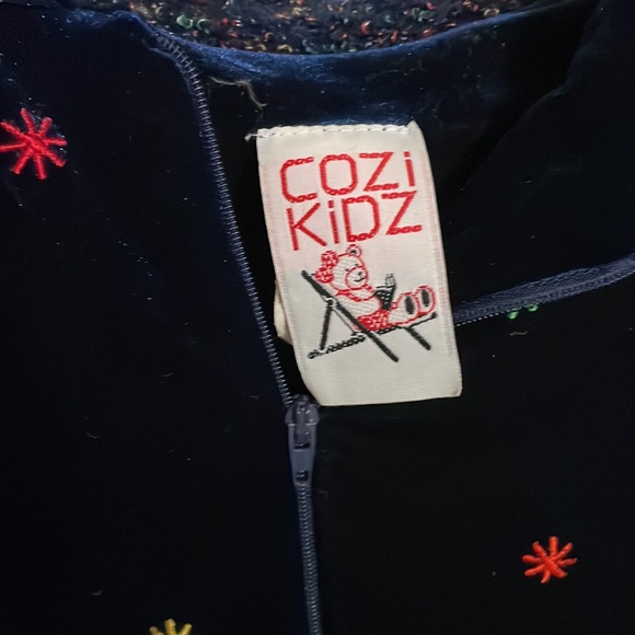 Cozi Kidz Velvet Robe - Picture 3 of 4
